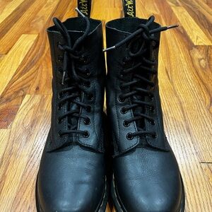 Dr. Martens Black Leather Boots
